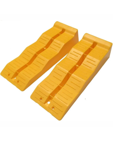 Yellow Caravan Levelling Blocks Chock | Camping & Caravan Accessories | Bass, Carp & Camping