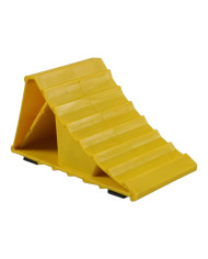 Yellow Caravan Wheel Chocks | Camping & Caravan Accessories | Bass, Carp & Camping