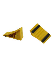 Yellow Caravan Wheel Chocks | Camping & Caravan Accessories | Bass, Carp & Camping
