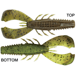 Rapala CrushCity Cleanup Craw | Soft Craw Lure for Bass Fishing