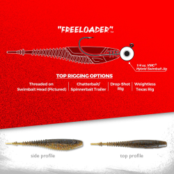 CrushCity Freeloader Soft Plastics for Bass Fishing | Bass, Carp & Camping Outdoors