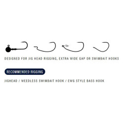 McArthy Slinky Soft Plastic Swim Bait for Bass Fishing | Bass, Carp & Camping