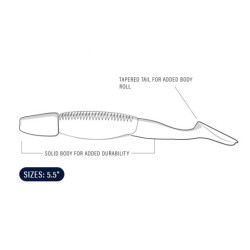 McArthy Slinky Soft Plastic Swim Bait for Bass Fishing | Bass, Carp & Camping