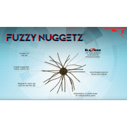 Z-Man Fuzzy NuggetZ Dice Soft Bait for Drop Shot Fishing | Bass, Carp & Camping