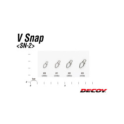 Decoy V-Snap Clips for Bass Lures & Hard Baits | Bass, Carp & Camping