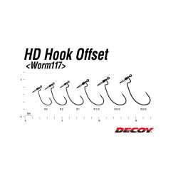 Decoy Worm117 Offset Drop Shot Hooks Online | Bass, Carp & Camping