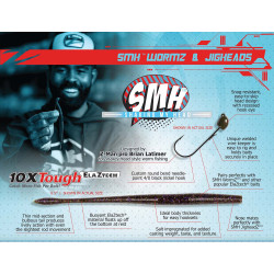 Z-Man SMH WormZ 6.5" Finesse Worm | Bass, Carp & Camping