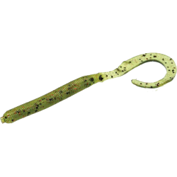ZOOM Curly Tail Finesse Worm with Large C Tail | Bass, Carp & Camping