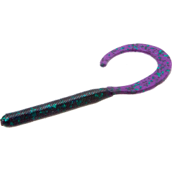 ZOOM Curly Tail Finesse Worm with Large C Tail | Bass, Carp & Camping