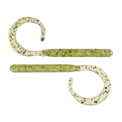 ZOOM Curly Tail Finesse Worm with Large C Tail | Bass, Carp & Camping