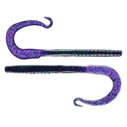 ZOOM Curly Tail Finesse Worm with Large C Tail | Bass, Carp & Camping