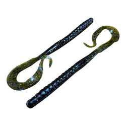 ZOOM Curly Tail Finesse Worm with Large C Tail | Bass, Carp & Camping
