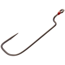 Mustad Tak-Offset Worm Hook | Ultra-Sharp Bass Fishing Hooks | Bass, Carp & Camping
