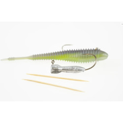 Missile Baits Hover Missile Rig | Bass Fishing Soft Plastic Lure | Bass, Carp & Camping