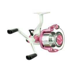 Okuma Barbarian Pink Baitfeeder Reel | Long Cast Carp Fishing Reel | Bass, Carp & Camping