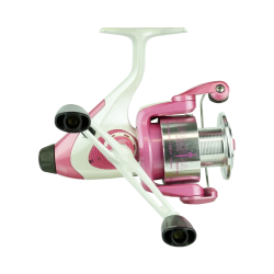 Okuma Barbarian Pink Baitfeeder Reel | Long Cast Carp Fishing Reel | Bass, Carp & Camping