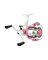 Okuma Barbarian Pink Baitfeeder Reel | Long Cast Carp Fishing Reel | Bass, Carp & Camping