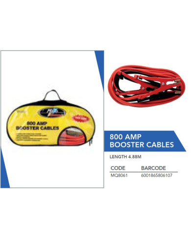 Leisure Quip Heavy Duty Booster/Jumper Cables – Be Ready for Battery Emergencies | Bass, Carp & Camping