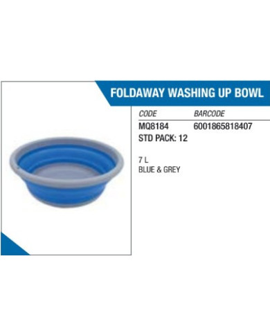 Leisure Quip Foldaway 38cm Wash Up Bowl | Camping Gear | Bass, Carp & Camping