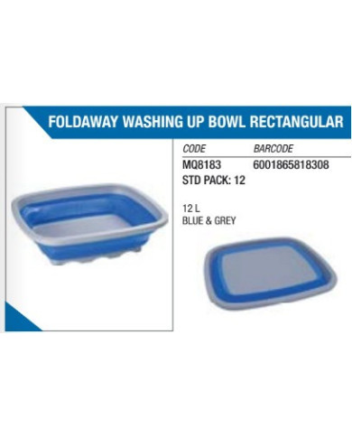Leisure Quip Foldaway Washing Basin | Bass, Carp & Camping