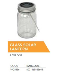 Leisure Quip Glass Solar Lantern 7.5cm | Camping Light | Bass, Carp & Camping