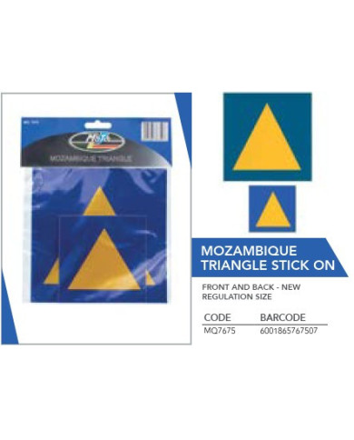 Leisure Quip Mozambique Triangle Towing Stickers | Bass, Carp & Camping