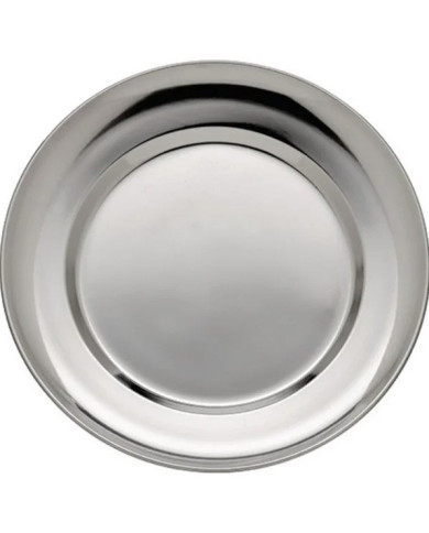 Leisure Quip Stainless Steel Dinner Plate 26cm | Camping & Fishing Gear
