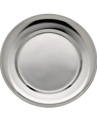 Leisure Quip Stainless Steel Dinner Plate 26cm | Camping & Fishing Gear