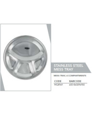 Leisure Quip Stainless Steel Mess Tray | Camping & Fishing Gear