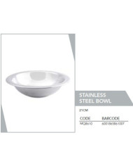 Leisure Quip Stainless Steel Bowl - 210mm | Camping & Fishing Gear