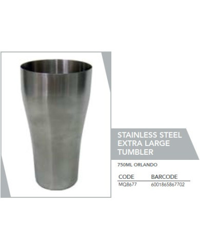 Leisure Quip Stainless-steel Extra-Large Tumbler 750ml | Camping & Fishing Gear