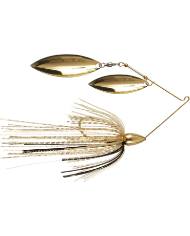 War Eagle Gold Spinnerbait Double Willow | Premium Bass Fishing Tackle
