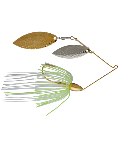 War Eagle Gold Spinnerbait Colorado Willow Hammered | Bass, Carp & Camping