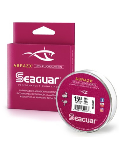 Seaguar AbrazX Fluorocarbon Bass Fishing Line | Bass, Carp & Camping