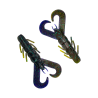 CULLEM Pro Mirror Craw Plastic Bait for Bass | Premium Soft Lure