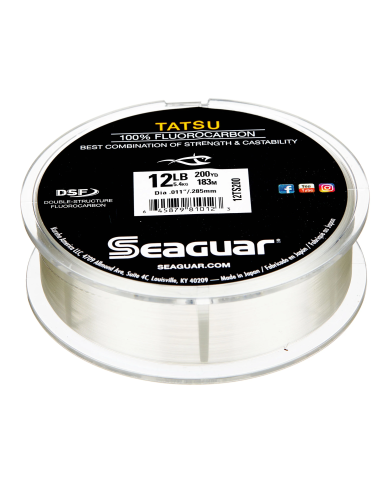 Seaguar Tatsu Fluorocarbon Bass Fishing Line | Bass, Carp & Camping