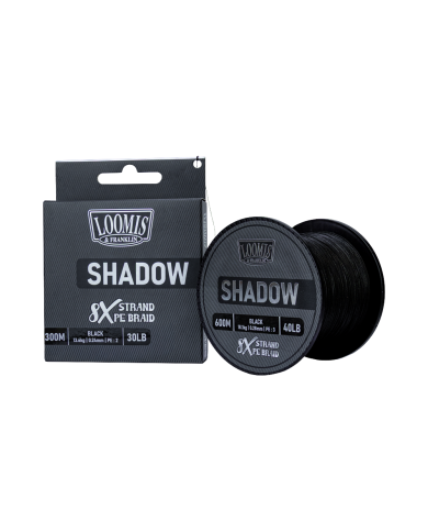 Loomis Shadow 300m Black No Fade Fishing Braid | Bass, Carp & Camping