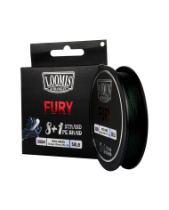 Loomis Fury Braid 8X +1 300m Moss Green – Braided Fishing Line | Bass, Carp & Camping