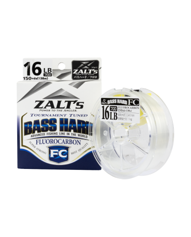 Zalt's Bass Hard Fluorocarbon 150yds Fishing Line | Bass Fishing Tackle South Africa