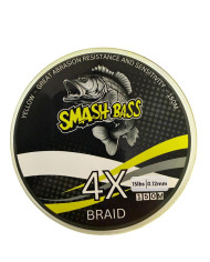 Smash Bass 4 Core Braided Fishing Line | Bass, Carp & Camping