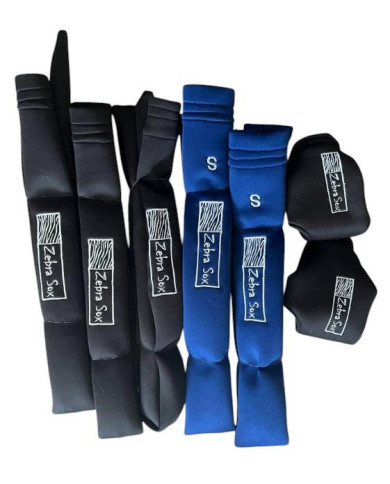 Zebra Sox Neoprene Fishing Tackle Covers | Bass, Carp & Camping