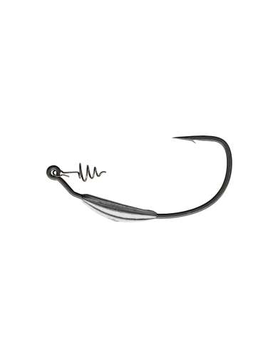 Hayabusa Weighted Wide Gap Screw Lock Hook | Swimbait Hooks | Bass, Carp & Camping