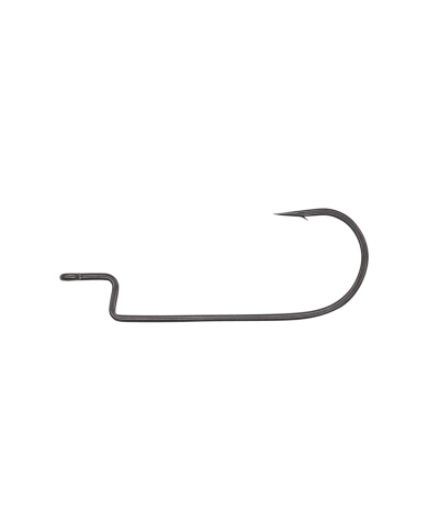 Hayabusa Round Bend Offset Hook | Bass Fishing Worm Hooks | Bass, Carp & Camping