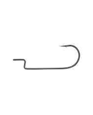 Hayabusa Round Bend Offset Hook | Bass Fishing Worm Hooks | Bass, Carp & Camping