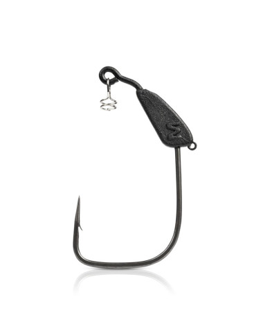 Mustad Alpha-Grip Assault Wide Gap Keel Weighted Hook | Bass, Carp & Camping