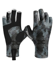 Dark Rorschach Sun Protection Gloves | Bass, Carp & Camping