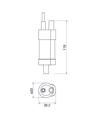 Comet Elegant 12V In-Line Pump 10L/min | Bass Carp & Camping
