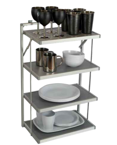 Campaid 4-Tier Caravan Window Wall Extrusion | Bass, Carp & Camping