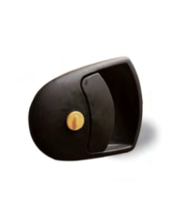 Complete Caravan Door Lock Black Polyamide with Keys | Bass, Carp & Camping