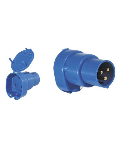 Adaptor Caravan Lead 3 Pin Male 16A 220V | Bass, Carp & Camping